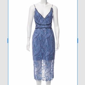 Nicholas. Periwinkle Lace Dress Brand New With Tag